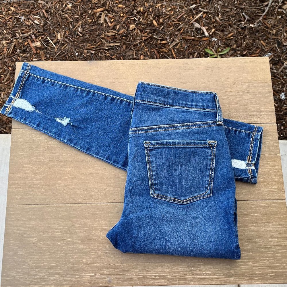 Old Navy Rockstar Super Skinny Distressed Jeggings Jeans Girls Size 10